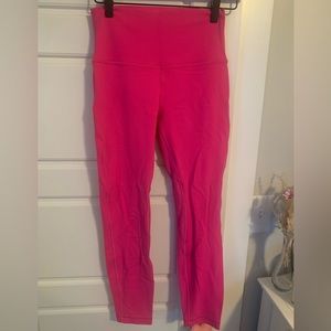 Lululemon sonic pink align high-rise pant 25”